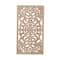 Brown Wood Bohemian Floral Wall Decor 37" x 17" x 2"
